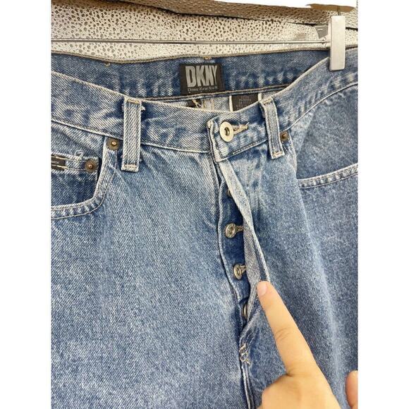 Vintage DKNY Jeans Medium Wash Taper Leg Womens Size 31 X 31 90’s - Picture 6 of 12